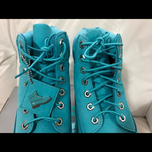 Timberland Limited Release Men’s 6 Inch Blue Boots - Picture 6 of 7
